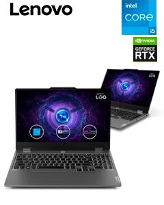 Notebook Lenovo LOQ 15IAX9 | Core i5-12450HX | RTX 3050 | 8GB DDR5 | 512GB SSD | 15.6" FHD